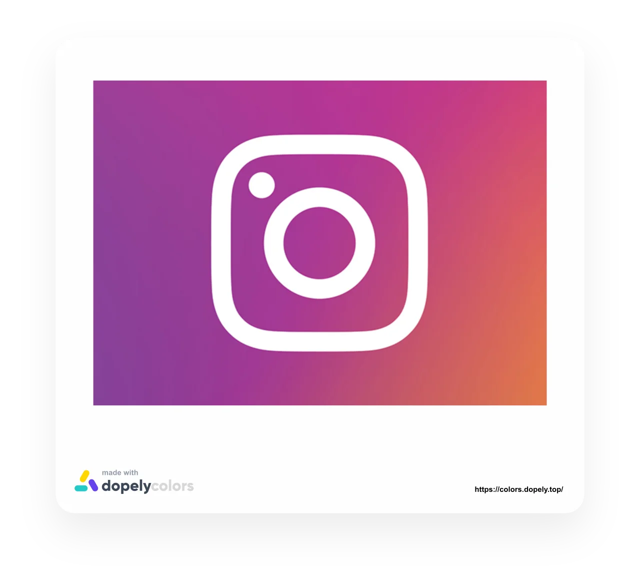 an example of gradient in logos like instagram icon